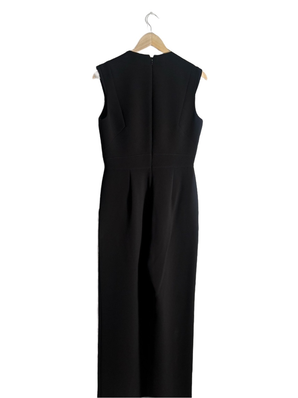 Tahari ASL Black Sleeveless Wide Leg Jumpsuit Women’s Size 6 Career Minimalist - Picture 4 of 7